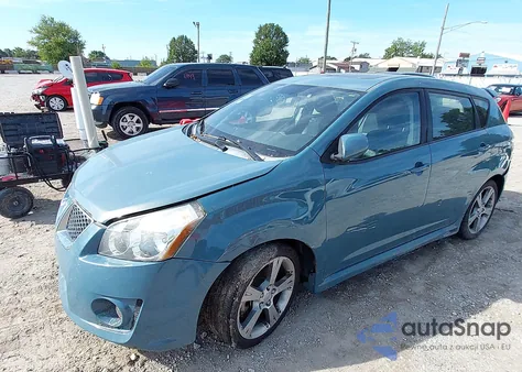 2009 Pontiac Vibe Gt из США, поврежденный, VIN 5Y2SR67089Z451144